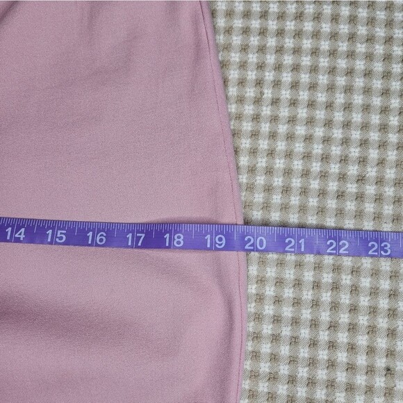 J. Jill Premium Bi-Stretch Pink Pull On Cuffed Casual Loose Fit Cropped Pants - Picture 8 of 11